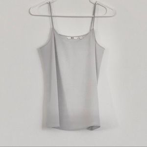 Uniqlo Drape Camisole Top Light Grey